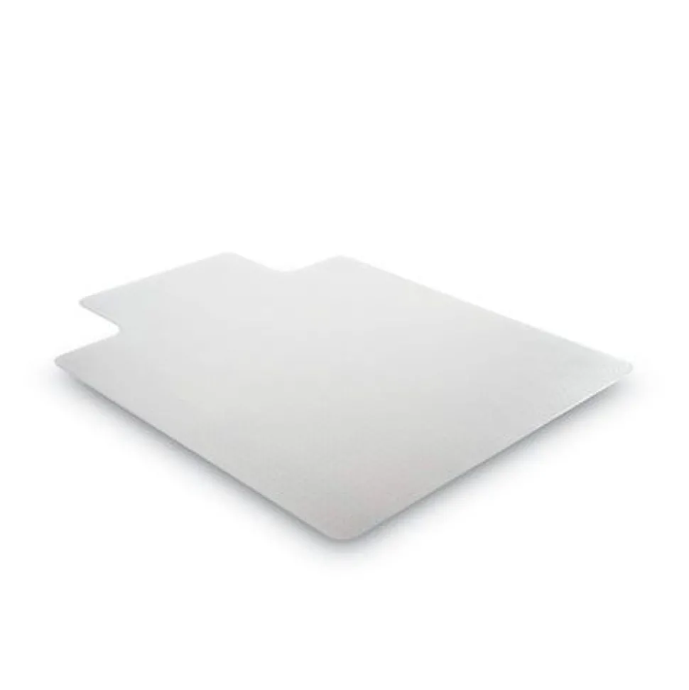 Deflecto 36 x 48 SuperMat Frequent Use Lipped Roll Chair Mat for Med Pile Carpet - Clear