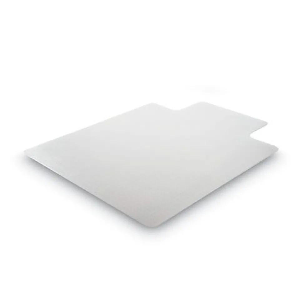 Deflecto 36 x 48 SuperMat Frequent Use Lipped Roll Chair Mat for Med Pile Carpet - Clear