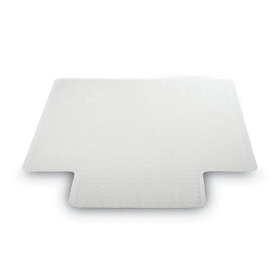 Deflecto 36 x 48 SuperMat Frequent Use Lipped Roll Chair Mat for Med Pile Carpet - Clear