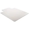 Deflecto 36 x 48 SuperMat Frequent Use Flat Lipped Chair Mat for Med Pile Carpet - Clear
