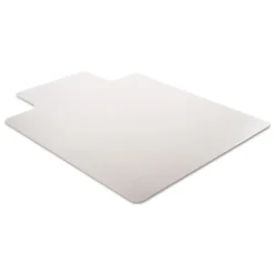 Deflecto 36 x 48 SuperMat Frequent Use Flat Lipped Chair Mat for Med Pile Carpet - Clear