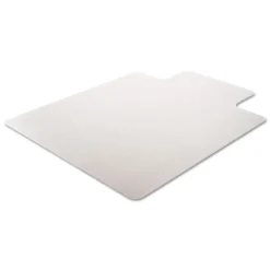 Deflecto 36 x 48 SuperMat Frequent Use Flat Lipped Chair Mat for Med Pile Carpet - Clear