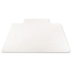 Deflecto 36 x 48 SuperMat Frequent Use Flat Lipped Chair Mat for Med Pile Carpet - Clear