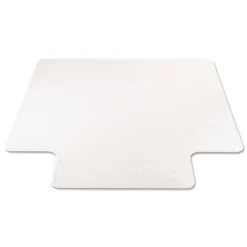 Deflecto 36 x 48 SuperMat Frequent Use Flat Lipped Chair Mat for Med Pile Carpet - Clear