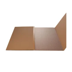 Deflecto 36 x 48 SuperMat Frequent Use Rectangular Chair Mat for Medium Pile Carpet - Clear