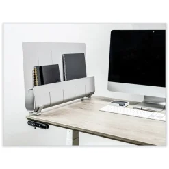 Deflecto 24 x 2.7 x 16.36 Oasis Privacy Panel - Gray