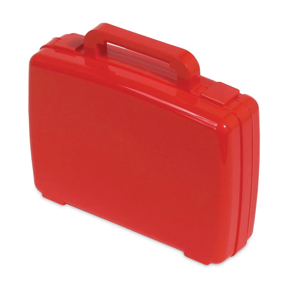 Deflecto Little Artist Antimicrobial Storage Case - Red