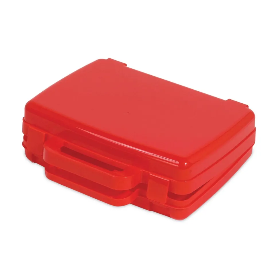 Deflecto Little Artist Antimicrobial Storage Case - Red