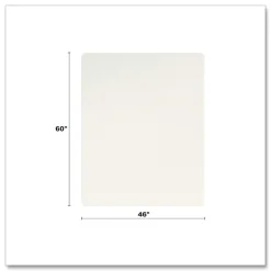 Deflecto OceanMat 46 in. x 60 in. Hard Floor Chair Mat - Clear