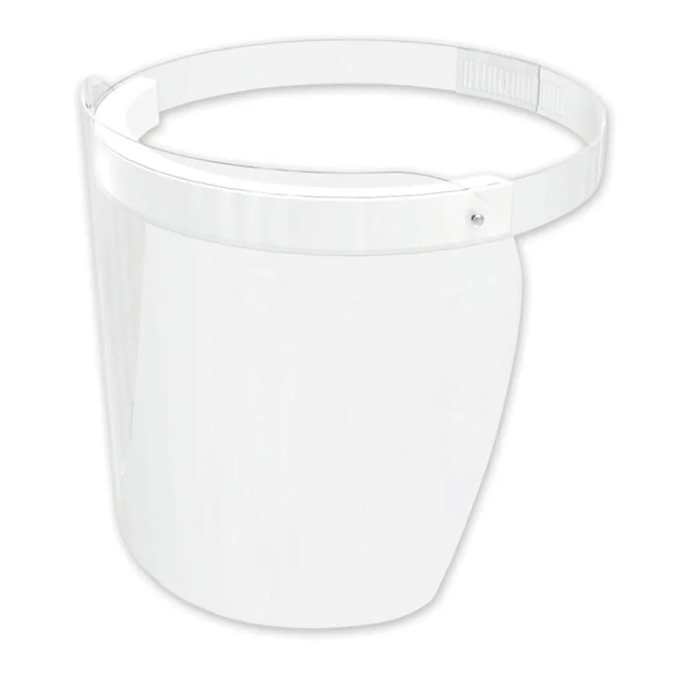 Deflecto PFMD100F 13 in. x 10 in. Disposable Face Shield - Clear (100/Carton)