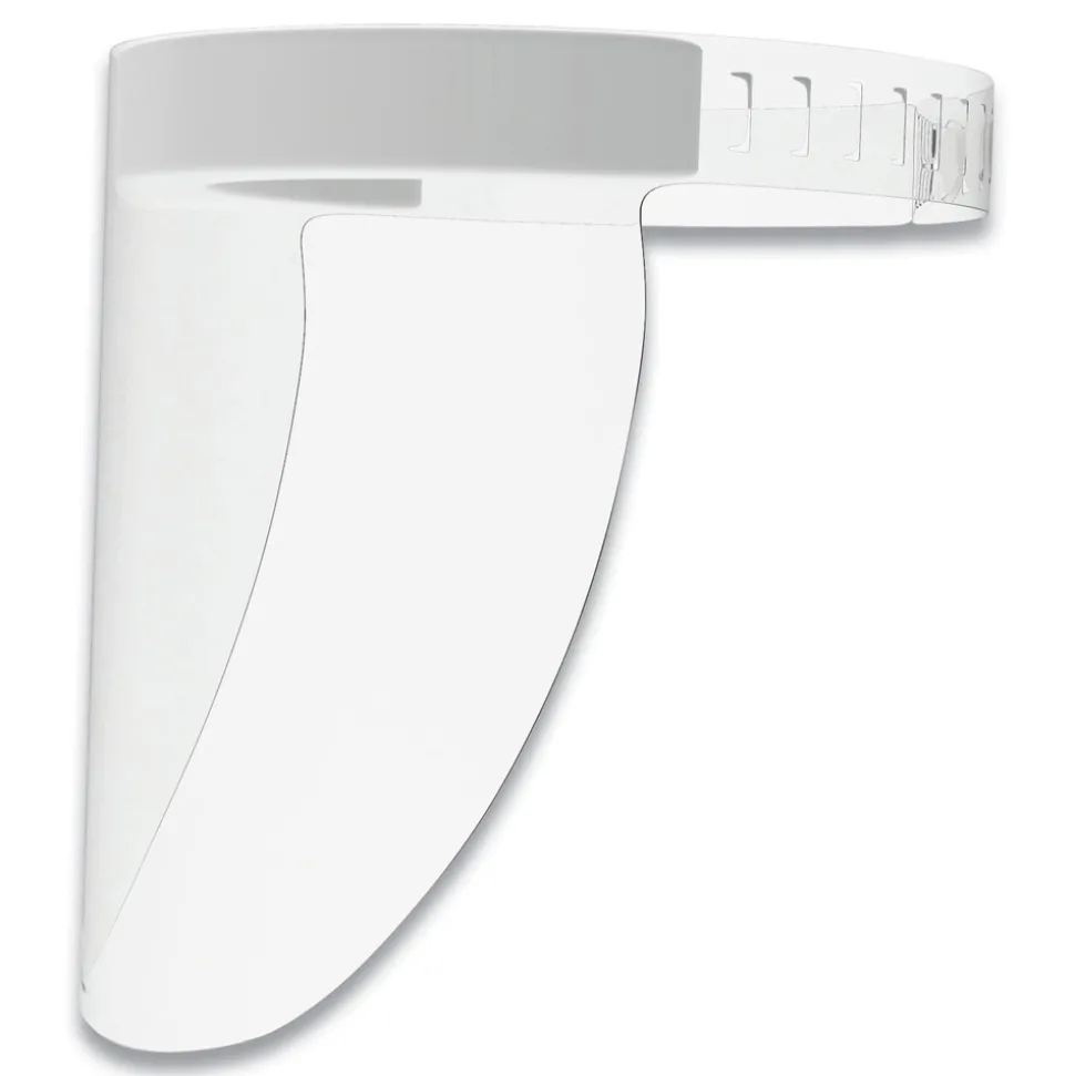 Deflecto PFMD100F 13 in. x 10 in. Disposable Face Shield - Clear (100/Carton)