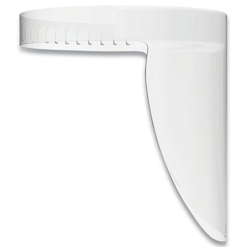 Deflecto PFMD100F 13 in. x 10 in. Disposable Face Shield - Clear (100/Carton)