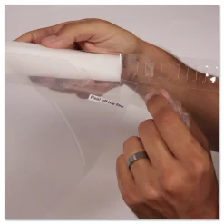 Deflecto PFMD100F 13 in. x 10 in. Disposable Face Shield - Clear (100/Carton)