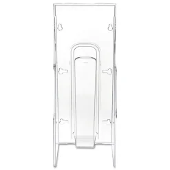 Deflecto Stand-Tall Wall-Mount 4.56 in. x 3.25 in. x 11.88 in. Leaflet Literature Rack - Clear