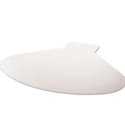 Deflecto SuperMat Medium Pile Carpet Frequent Use 60 in. x 66 in. Workstation Chair Mat - Clear