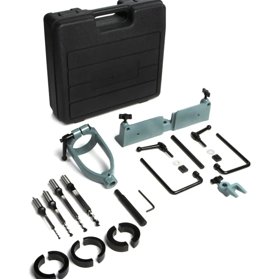 Delta Mortising Attachment with Four Chisel and Bit Sets