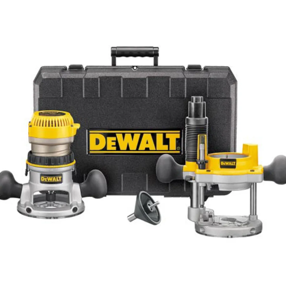 Dewalt 1-3/4 HP Fixed Base and Plunge Router Combo Kit
