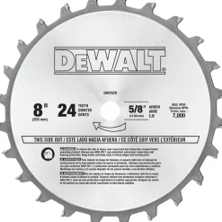 Dewalt 8 in. 24 Tooth Stacked Dado Set