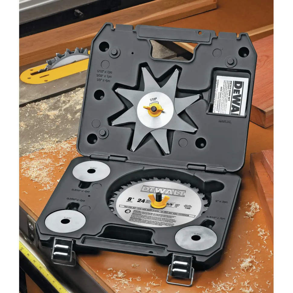 Dewalt 8 in. 24 Tooth Stacked Dado Set