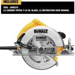 Dewalt 7-1/4 in. Lightweight Circular Saw Kit - DWE575