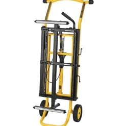 Dewalt 25 in. x 60 in. x 32.5 in. Heavy-Duty Rolling Miter Saw Stand - Yellow/Black