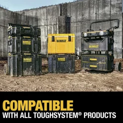 Dewalt 21-3/4 in. x 14-3/4 in. x 16-1/4 in. ToughSystem 2.0 Tool Box - X-Large, Black