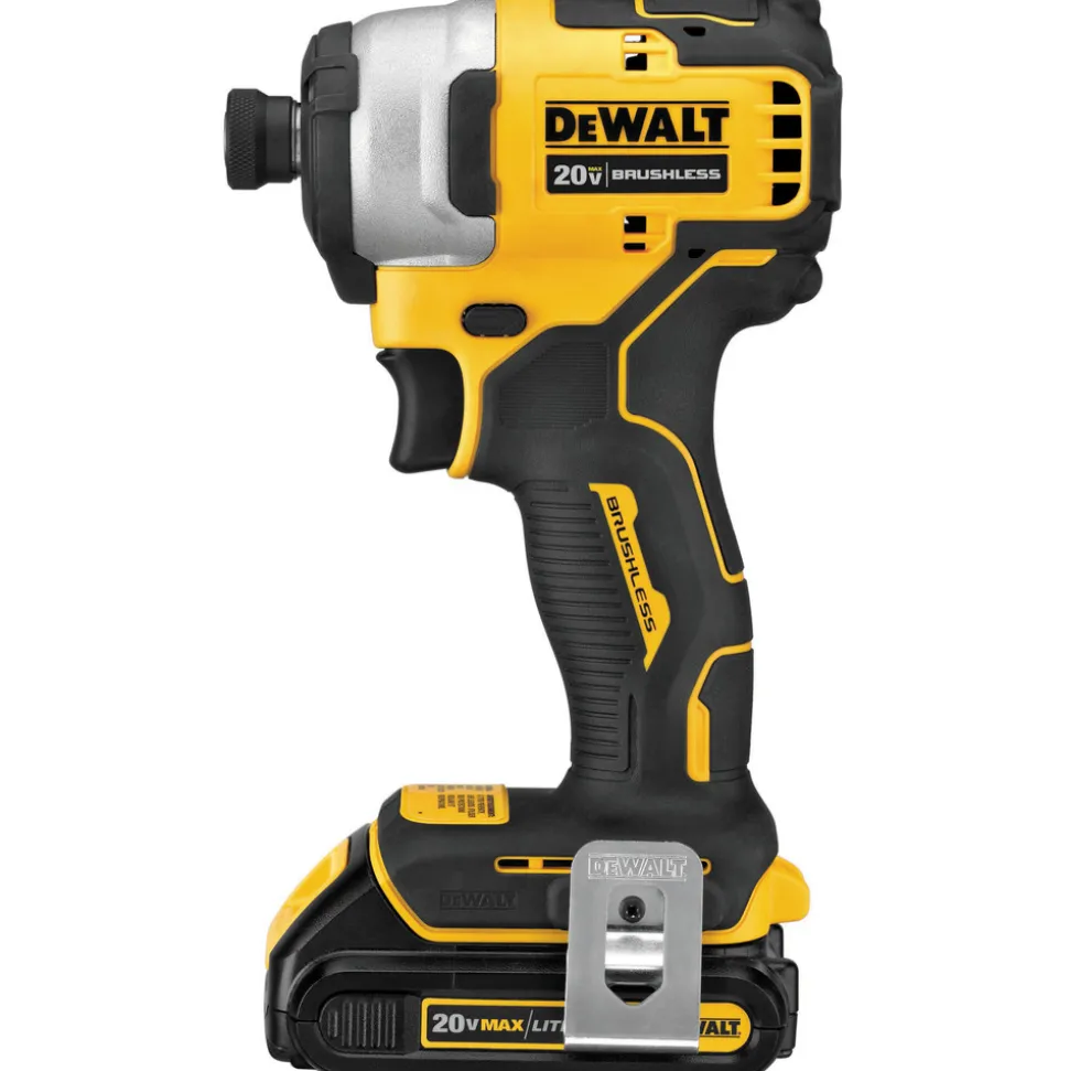 Dewalt ATOMIC 20V MAX Brushless Lithium-Ion 1/4 in. Cordless Impact Driver Kit (1.5 Ah)