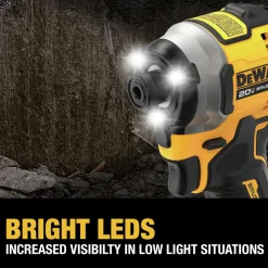 Dewalt ATOMIC 20V MAX Brushless Lithium-Ion 1/4 in. Cordless 3-Speed Impact Driver Kit (5 Ah)