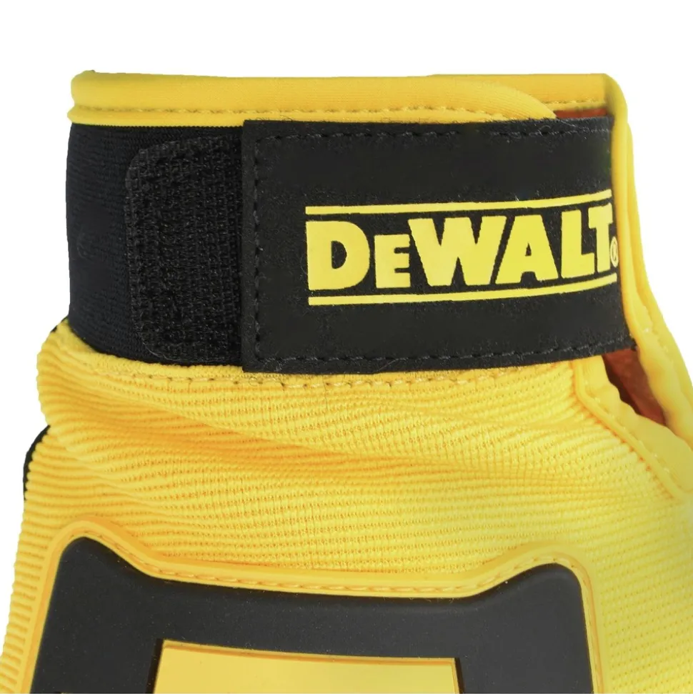 Dewalt (12/Box) Performance Mechanic Work Gloves - Large, Yellow/Black