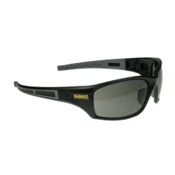 Dewalt (12/Carton) Auger Safety Glasses - Black Frame/Smoke Lens