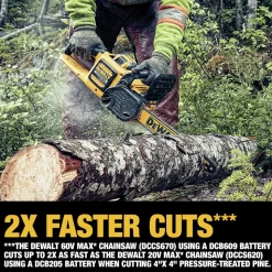 Dewalt DCCS670B 60V MAX Brushless Lithium-Ion 16 in. Cordless Chainsaw (Tool Only)