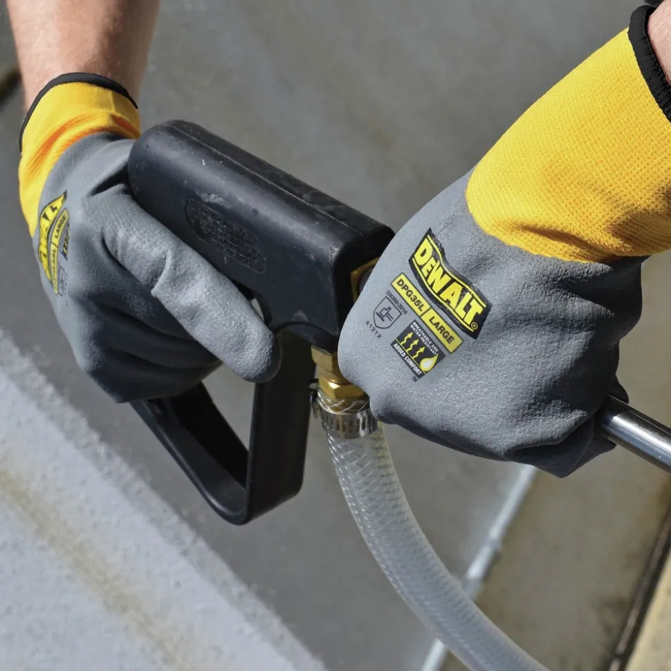 Dewalt Full Dip Water-resistant Breathable Work Gloves - Medium (12/Carton)
