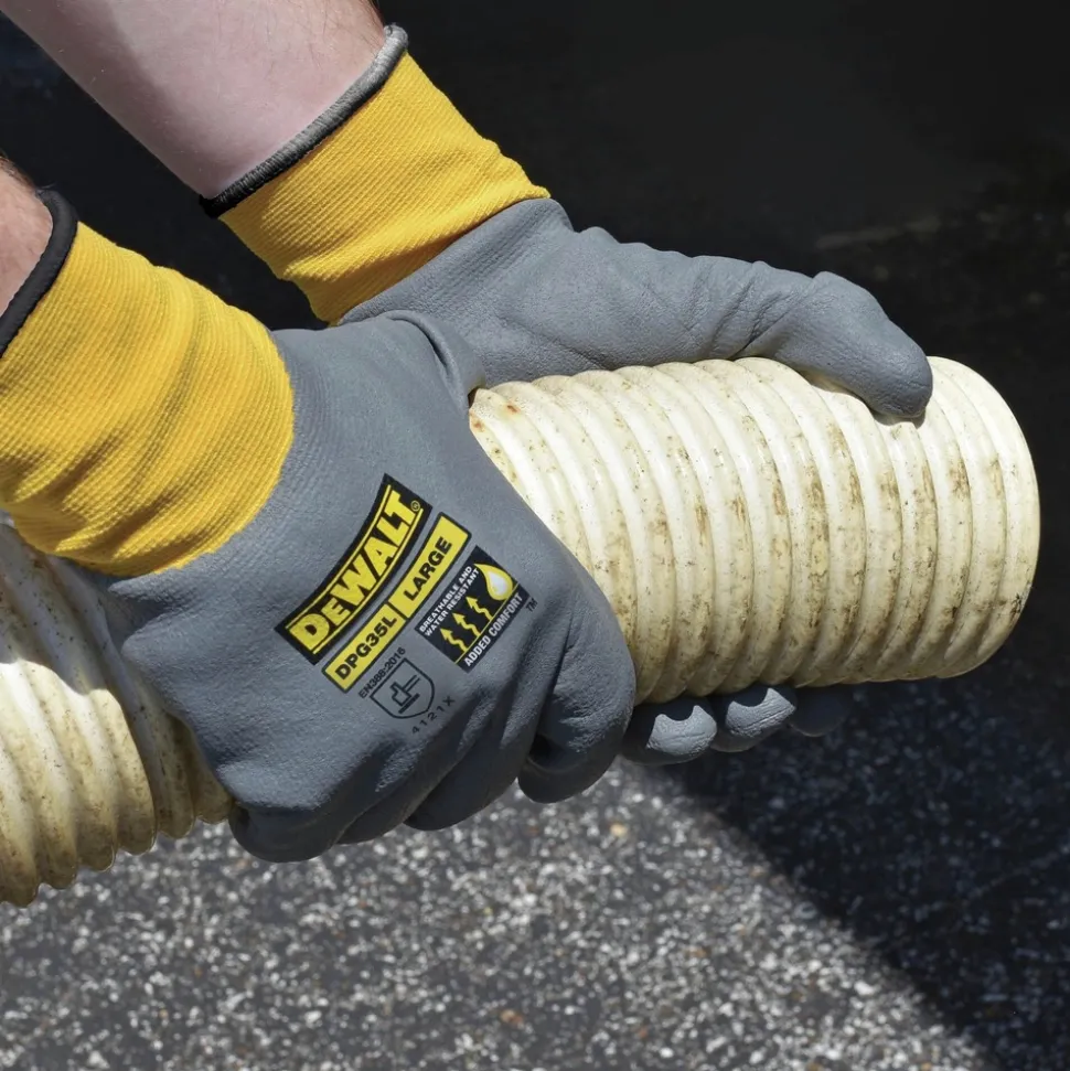 Dewalt Full Dip Water-resistant Breathable Work Gloves - Medium (12/Carton)