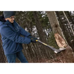 Dewalt Men's Heated Soft Shell Jacket with Sherpa Lining Kitted - Small, Navy