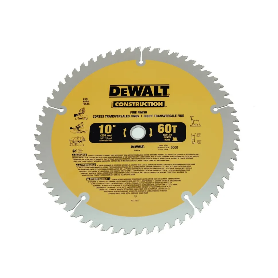 Dewalt Series 20 2-Piece 10 in. Circular Saw Blade Combo Pack