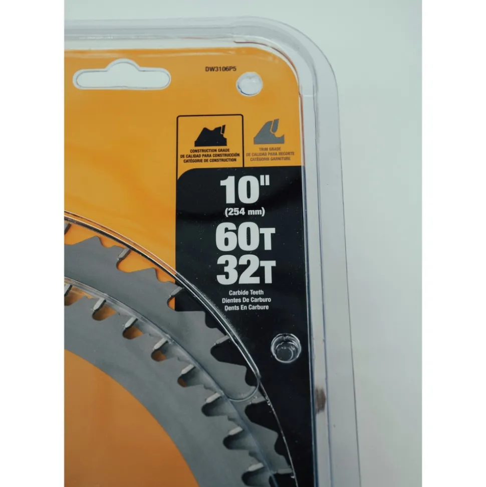 Dewalt Series 20 2-Piece 10 in. Circular Saw Blade Combo Pack