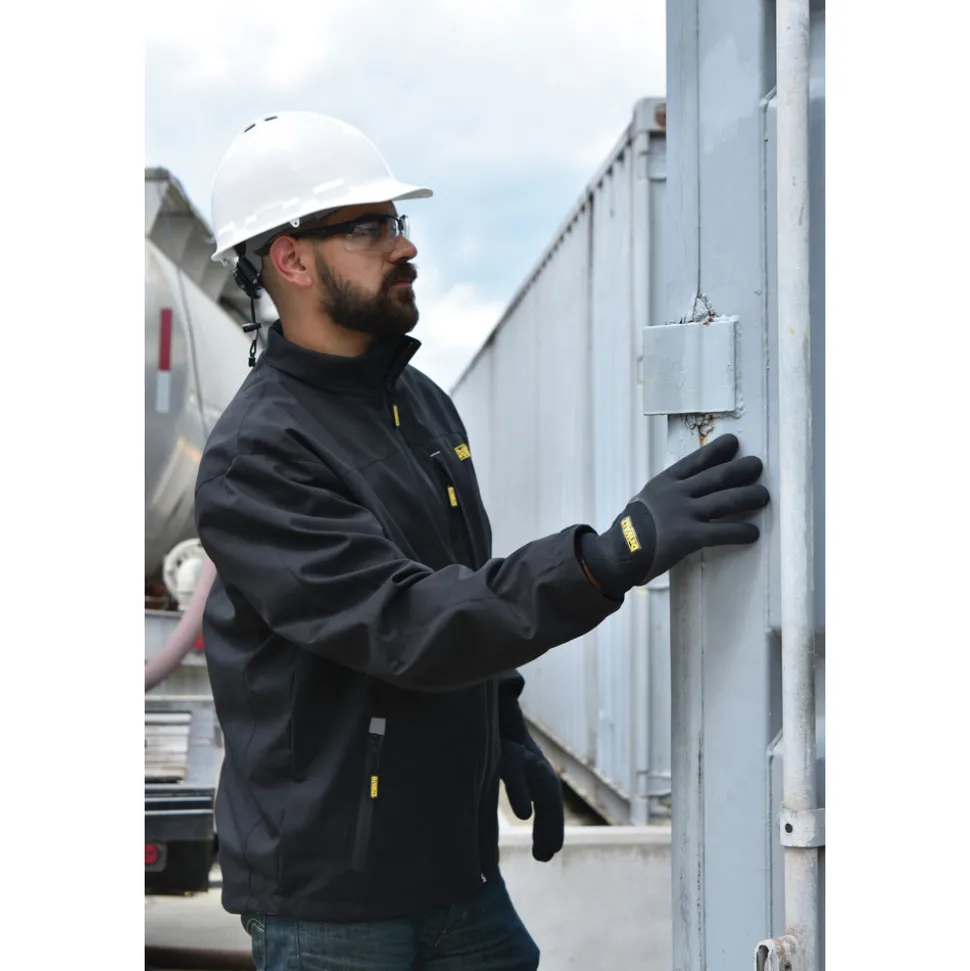 Dewalt Structured Soft Shell Heated Jacket Kit - XL, Black