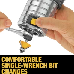 Dewalt 110V 7 Amp 1-1/4 HP Variable Speed Max Torque Corded Compact Router