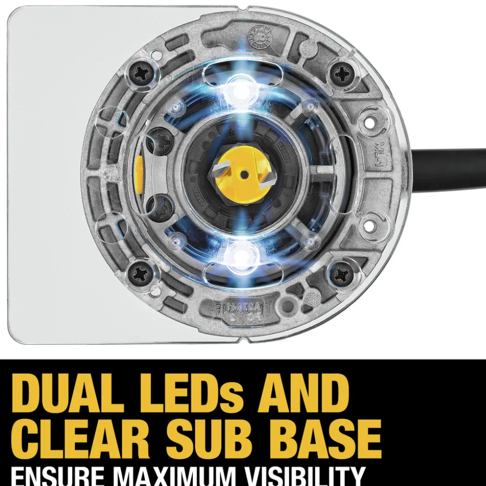 Dewalt 110V 7 Amp 1-1/4 HP Variable Speed Max Torque Corded Compact Router