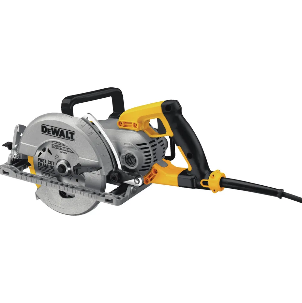 Dewalt 120V 15 Amp Brushed 7-1/4 in. Corded Worm Drive Circular Saw with Electric Brake