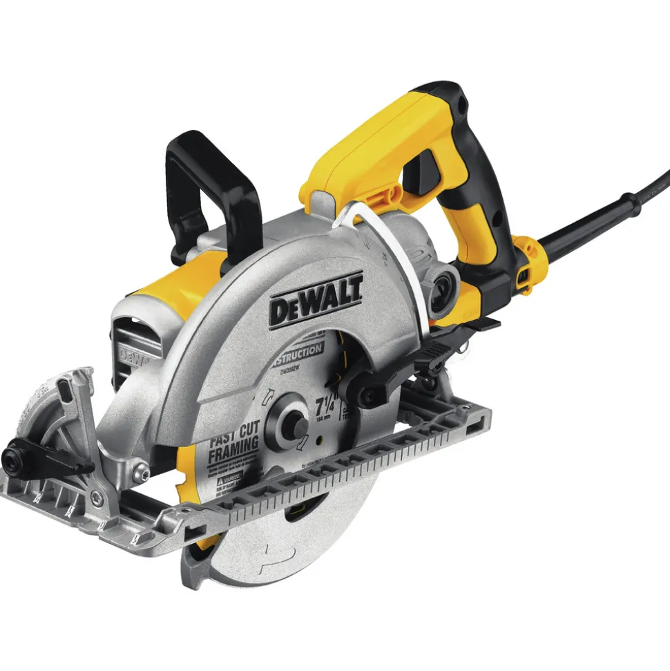 Dewalt 120V 15 Amp Brushed 7-1/4 in. Corded Worm Drive Circular Saw with Electric Brake