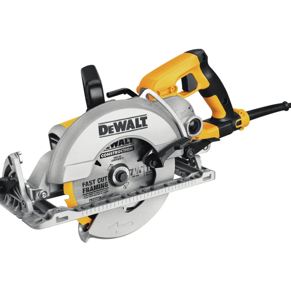 Dewalt 120V 15 Amp Brushed 7-1/4 in. Corded Worm Drive Circular Saw with Electric Brake