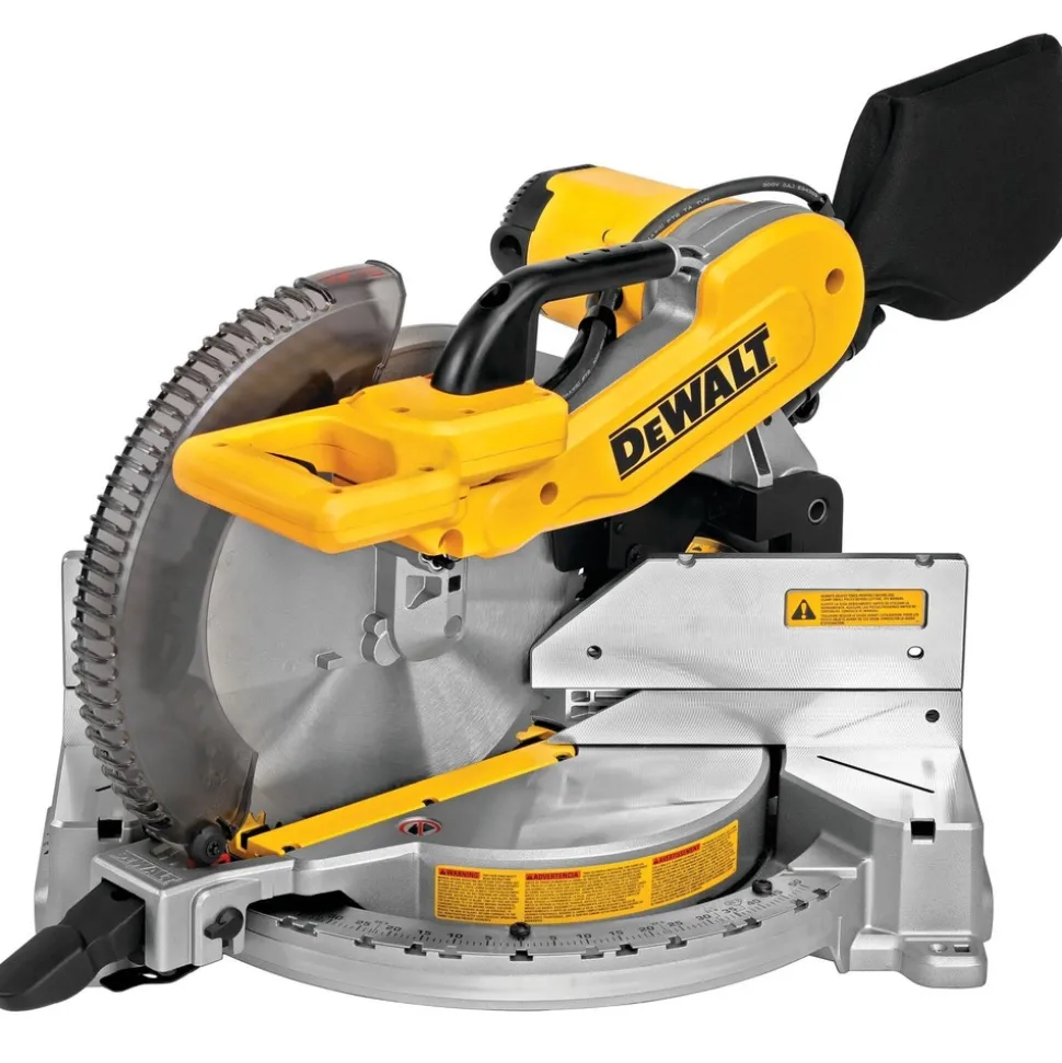 Dewalt 120V 15 Amp Electric Double-Bevel Compound 12 in. Corded Miter Saw - DWS716