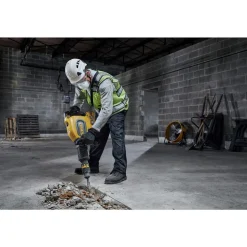 Dewalt 60V Brushless Lithium-Ion 27 lbs. Cordless SDS-Max Inline Chipping Hammer Kit with 2 FLEXVOLT Batteries (15 Ah)