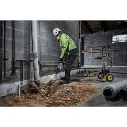 Dewalt 60V Brushless Lithium-Ion 41 lbs. 1-1/8 in. Cordless Hex Breaker Hammer Kit with 2 FLEXVOLT Batteries (15 Ah)