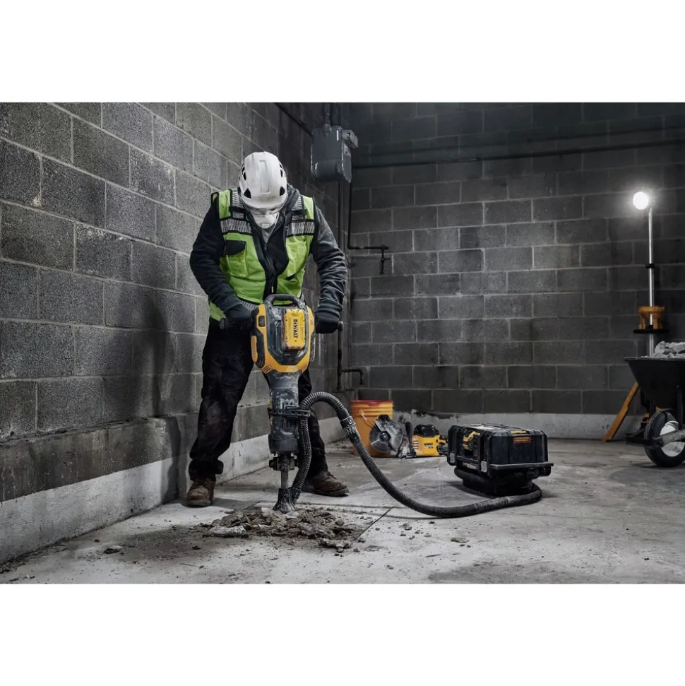 Dewalt 60V Brushless Lithium-Ion 41 lbs. 1-1/8 in. Cordless Hex Breaker Hammer Kit with 2 FLEXVOLT Batteries (15 Ah)