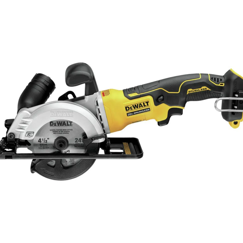 Dewalt 20V MAX ATOMIC Brushless 4-1/2 in. Cordless Circular Saw (Tool Only) - DCS571B