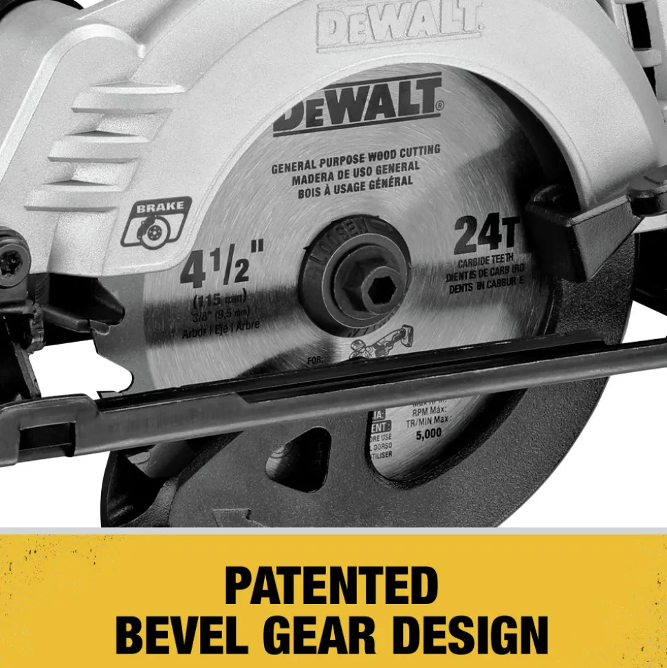 Dewalt 20V MAX ATOMIC Brushless 4-1/2 in. Cordless Circular Saw (Tool Only) - DCS571B
