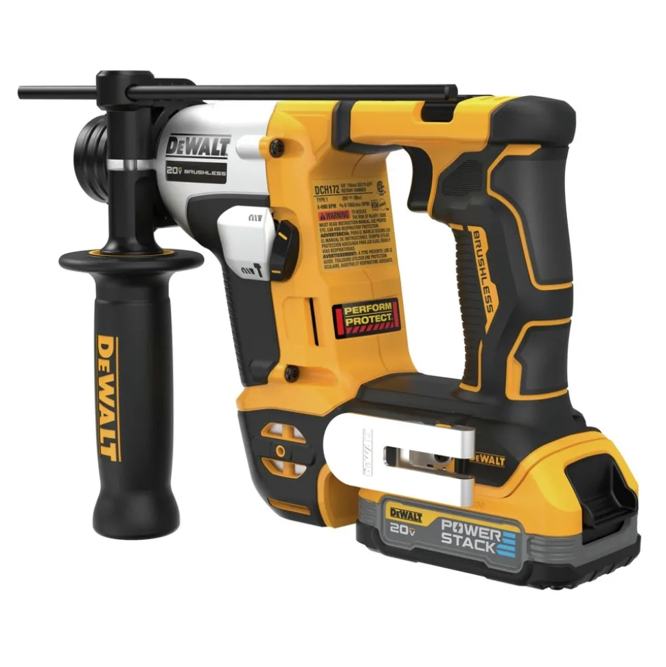 Dewalt 20V MAX Brushless 5/8 in. Cordless ATOMIC SDS PLUS Rotary Hammer Kit (1.7 Ah)