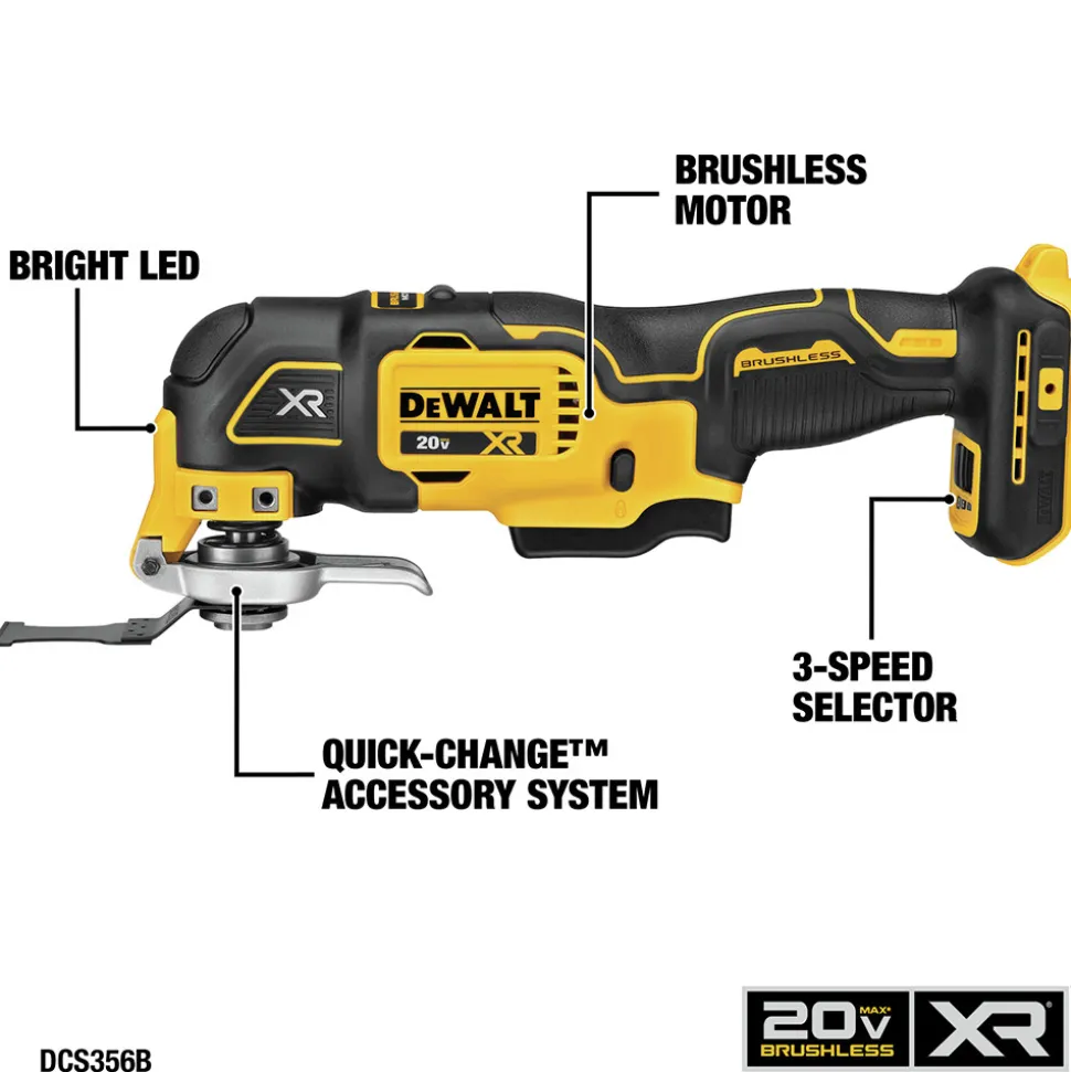 Dewalt 20V MAX Brushless Compact Lithium-Ion Cordless 8-Tool Combo Kit (2 Ah)